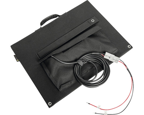 Module solaire portable avec poche et câble de raccordement