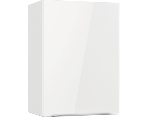 Hängeschrank Optifit Arvid986 BxTxH 50 x 34,9 x 70,4 cm Frontfarbe weiß  glänzend Korpusfarbe weiß - HORNBACH Luxemburg