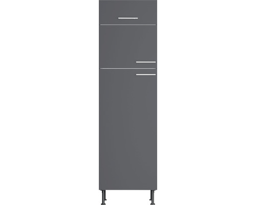 Armoire haute avec tiroir et pieds