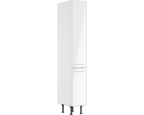 Garde-manger Optifit Rurik986 30 x 58,4 x 211,8 cm façade blanc brillant corps blanc