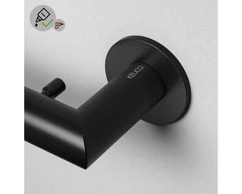 Keuco Handtuchhalter zur Wandmontage mit Klebemontage Symbol