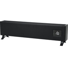 Convecteur EUROM Alutherm 80 x 21 cm 1000 W noir