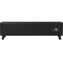 Convecteur EUROM Alutherm 80 x 21 cm 1000 W noir