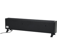 Convecteur EUROM Alutherm 80 x 21 cm 1000 W noir