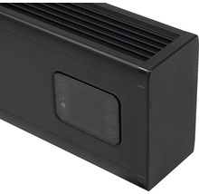 Convecteur EUROM Alutherm 80 x 21 cm 1000 W noir