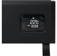 Convecteur EUROM Alutherm 80 x 21 cm 1000 W noir