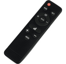 Télécommande noire avec plusieurs boutons