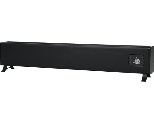 Konvektor Eurom Alutherm Baseboard 112,5x21x15,5 cm 2000 Watt mit WiFi und Fernbedienung Elektroheizkörper mit Digitalanzeige auf Füßen