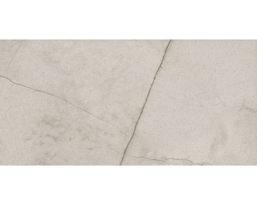 Carrelage pour sol et mur en grès cérame fin Serrenti 30,6 x 60,6 cm 9 mm gris mat rectifié
