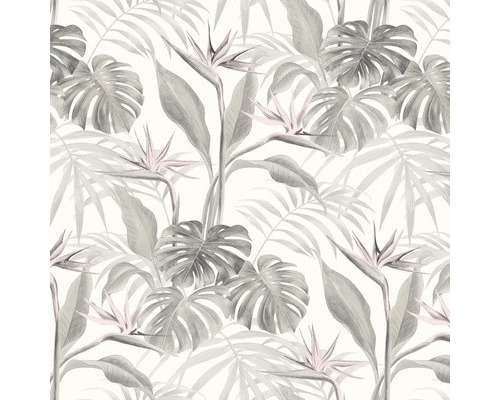 Papier peint intissé 811100 Selection Home Collection strelitzia gris