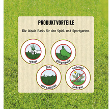 Avantages du produit : Gazon robuste, facile d''entretien, dense et vert intense, repousse les mauvaises herbes