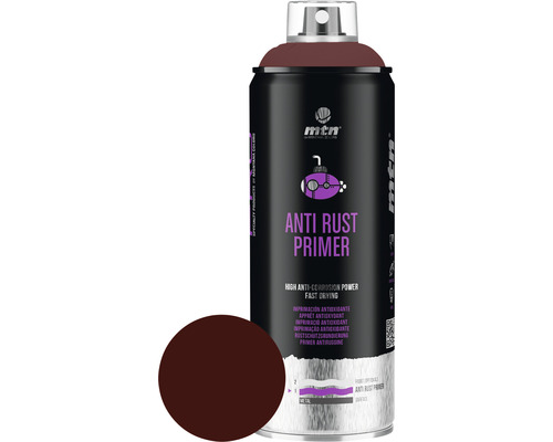 Peinture aérosol primaire antirouille MTN Montana PRO rouge 400 ml Peinture aérosol primaire antirouille MTN Montana PRO rouge 400 ml