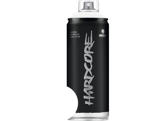 Peinture aérosol MTN Montana Hardcore RV-9010 White 400 ml