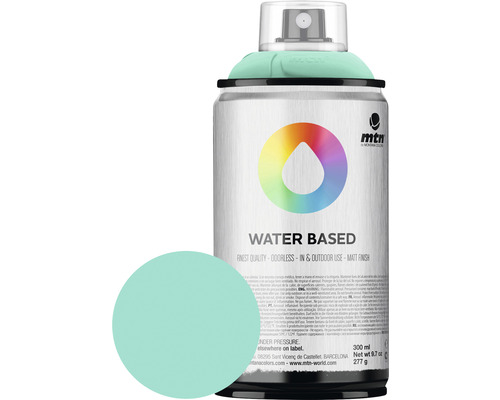 Peinture aérosol MTN Montana Water Based RV-219 Turquoise Green 300 ml