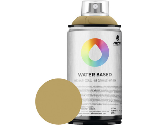 Peinture aérosol MTN Montana Water Based RV-137 Raw Umber 300 ml