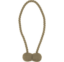 Raffhalter mit Kordel und Kugelform