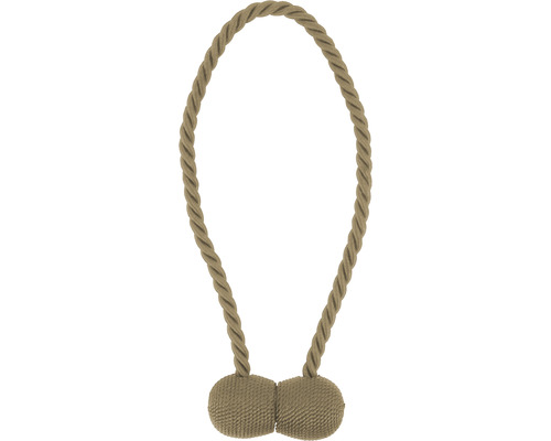 Raffhalter Magnetisch Kugeln champagner Raffhalter mit Kordel und Kugelform