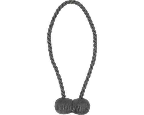 Embrasse de rideau décorative avec cordon et deux boules