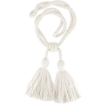 Vorhanghalter aus gedrehtem Seil mit Quasten