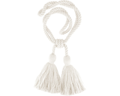Vorhanghalter aus gedrehtem Seil mit Quasten