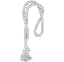 Gedrehtes Baumwollseil mit Knoten und Quasten