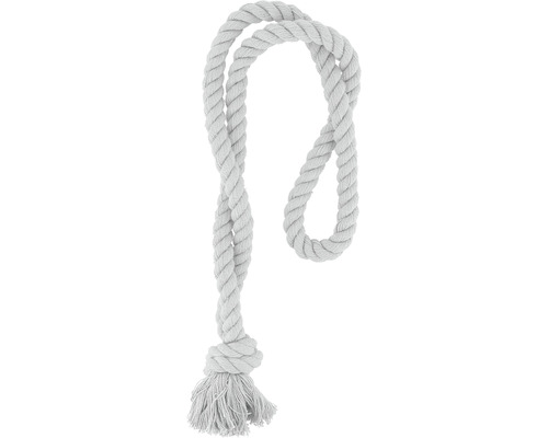 Gedrehtes Baumwollseil mit Knoten und Quasten