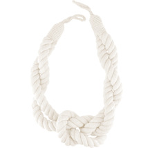 Vorhanghalter aus Seil mit Knoten