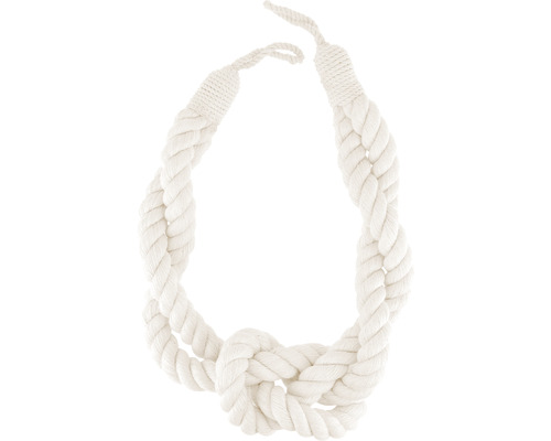 Vorhanghalter aus Seil mit Knoten