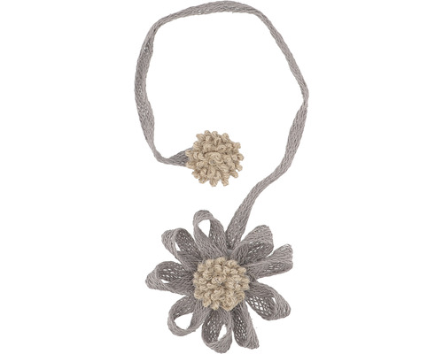 Embrasse de rideau décorative avec motif floral en textile