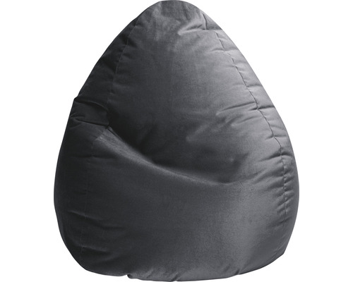 Pouf coussin Sitting Point Beanbag Marla XXL env. 300 litres anthracite 80x130 cm Pouf gris