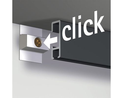 Illustration des Klickmechanismus einer Leiste