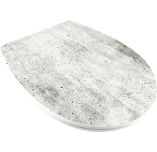 Abattant de WC aspect béton