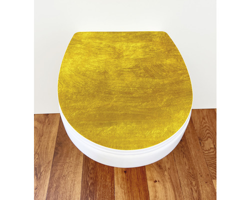 Toilettendeckel mit Holzdekor