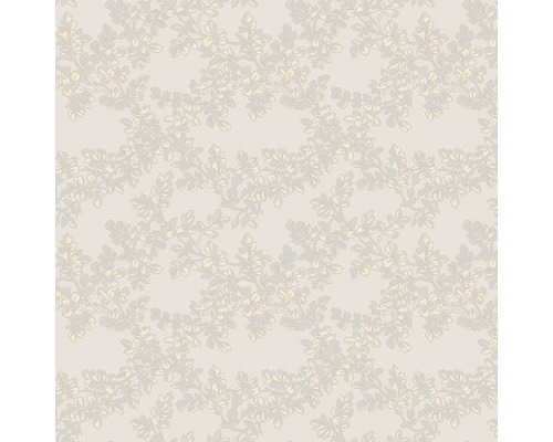 Papier peint intissé 114903 Laura Ashley Burnham gris Papier peint à motif floral pour décoration murale