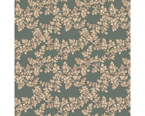 Papier peint intissé 114902 Laura Ashley Burnham vert Papier peint à motif de feuilles