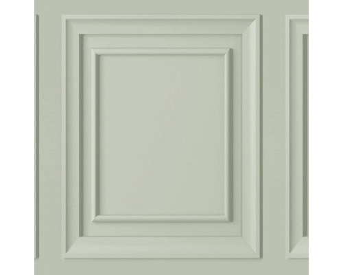 Papier peint intissé 114905 Laura Ashley Redbrook panneau en bois vert Panneau mural avec cadres rectangulaires