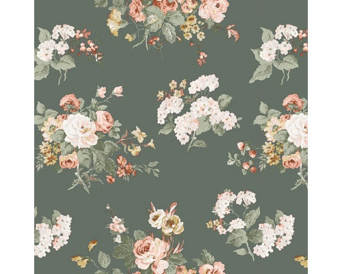 Vliestapete 114896 Laura Ashley Rosemore Grün