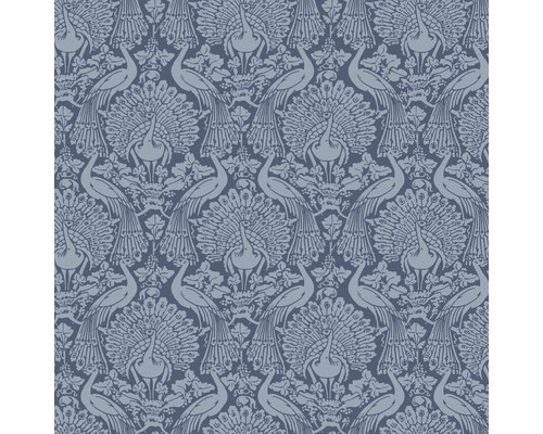 Papier peint intissé 114910 Laura Ashley Peacock bleu