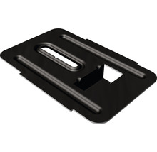 Plaque de base pour rail de montage