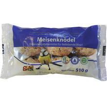 Meisenknödel im Beutel, Ergänzungsfuttermittel für freilebende Vögel, Nettomasse 510 Gramm
