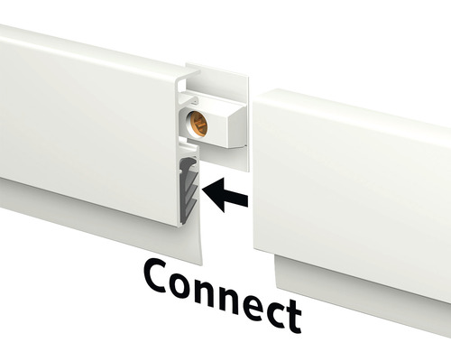 Verbindungsstück für Sockelleisten
