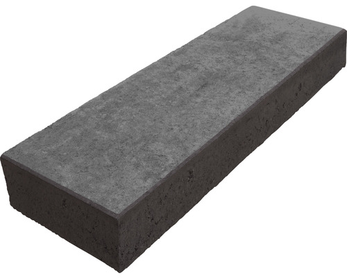 Bloc de marche en béton anthracite 125 x 35 x 15 cm