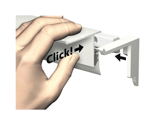 Montage d''un store avec mécanisme à encliqueter