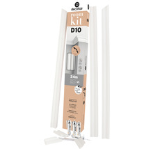 Deckenleisten-Set "Roomkit" D10, Set aus 24 m Leisten + Kleber