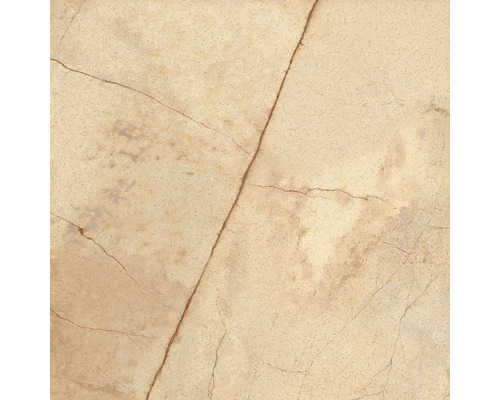 Dalle de terrasse en grès cérame fin Serrenti beige bord rectifié 60 x 60 x 2 cm