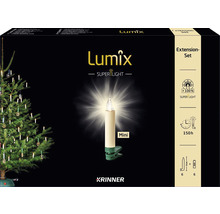 Lumix Superlight Mini set d''extension pour bougies de sapin de Noël avec six bougies et une durée de fonctionnement de 150 heures