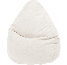 Pouf Sitting Point Beanbag Woolly XXL env. 300 litres beige naturel 80x130 cm