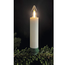 Lot de 12 bougies sans fil pour sapin de Noël Krinner Lumix Superlight Flame couleur d'éclairage blanc chaud-thumb-2