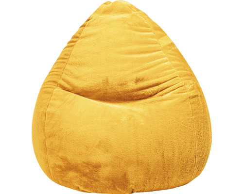 Sitzsack Sitting Point Beanbag Softy XXL ca. 300 Liter senfgelb 80x130 cm