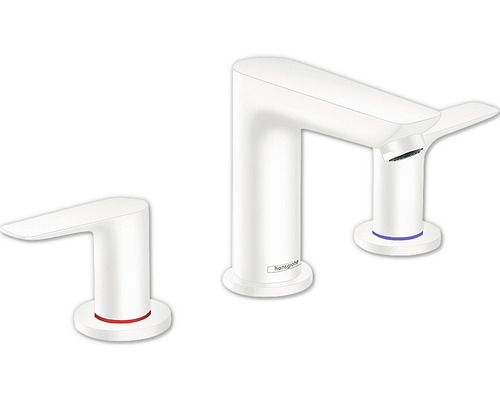 Mélangeur de lavabo hansgrohe 3 trous Talis E blanc mat 71733700 Mélangeur de lavabo hansgrohe 3 trous Talis E blanc mat 71733700
